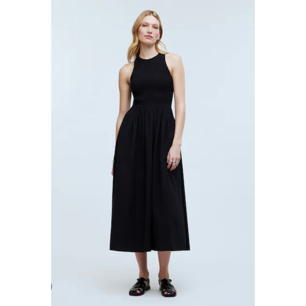 Madewell Black Sleeveless Maxi Dress
